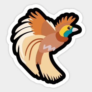 Bird of paradise Sticker